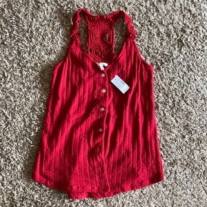 Maurices red tank top size XS